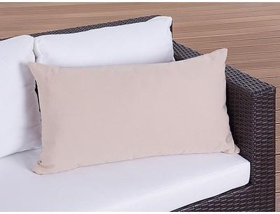 Coussin de jardin - coussin rectangulaire caramel
