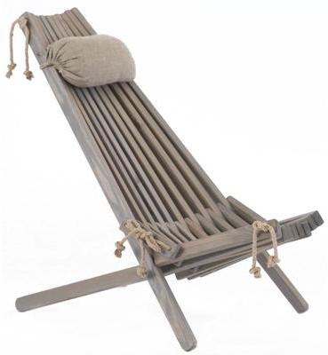 Chilienne en bois EcoChair (coussin offert) Pin Gr