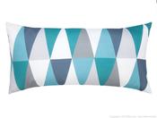 Coussin déhoussable 100% coton large triangle scan