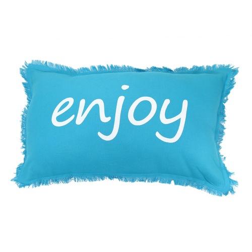 Coussin rectangulaire Enjoy Turquoise
