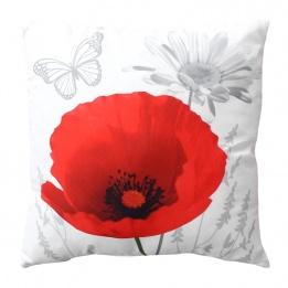 Coussin Coquelicot Rouge