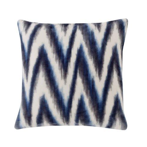 Soldes - Coussin imprimé chevrons Paint 3Suisses C