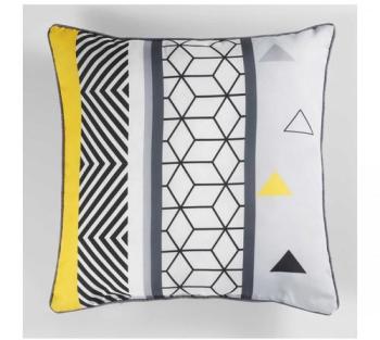 Coussin graphique yellow mix 40x40 Coussin graphique yellow mix