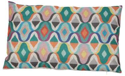 Coussin Style vintage bleu (30x50cm)
