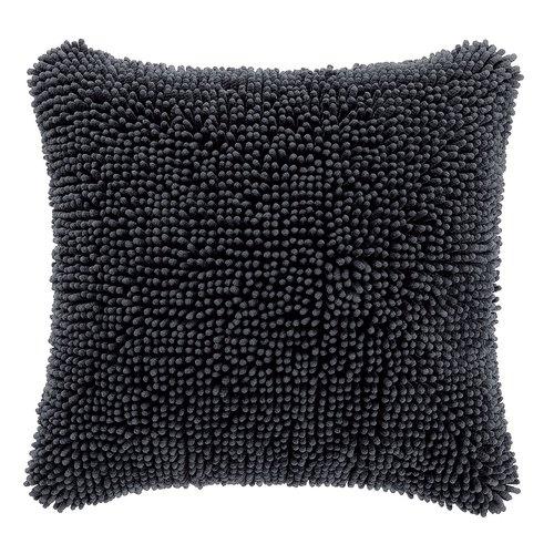 Coussin Shaggy 45 x 45 cm Gris Coussin Shaggy 45 x 45 cm
