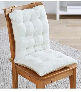 Coussins assise et dos pour chaise beige