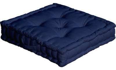 Coussin de sol uni bleu marine Coussin de sol uni bleu marine