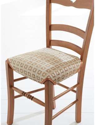 CARRE D AZUR Galette de chaise aspect paille lot de CARRE D AZUR Galette de chaise