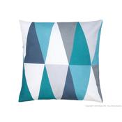 Coussin déhoussable 100% coton large triangle scan