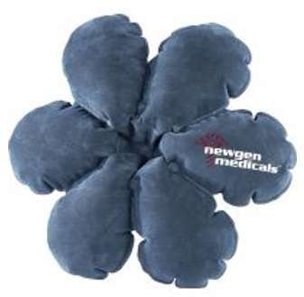 Coussin gonflable de voyage en forme de fleur Coussin gonflable de voyage
