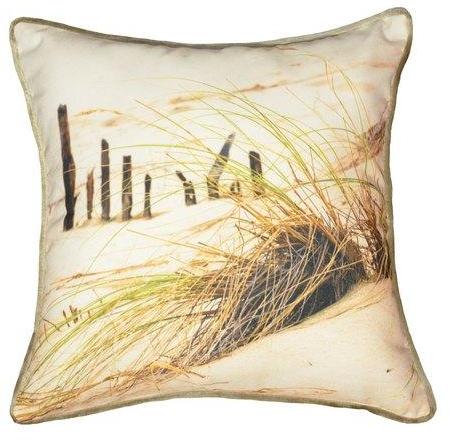 Coussin imprimé bord de plage