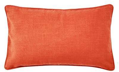 Maggie, coussin en coton texturé 30 x 50 cm, corai