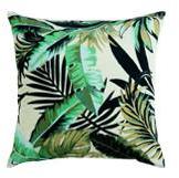 Jangala, coussin en velours 50 x 50 cm, feuilles v