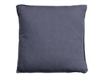 Brisa, coussin en lin 50 x 50 cm, bleu crépuscule