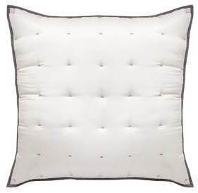 Korba, coussin en soie 60 x 60 cm, gris argent