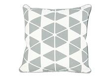 Trio, coussin 45 x 45 cm, gris