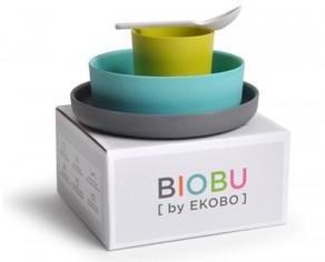 BIOBU BY EKOBO Set Repas Bébé Multicolore en Bambou BIOBU BY EKOBO Set Repas Bébé