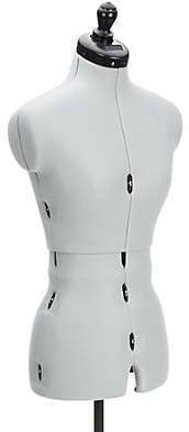 Mannequin de couture, gris clair, taille 38 - 46