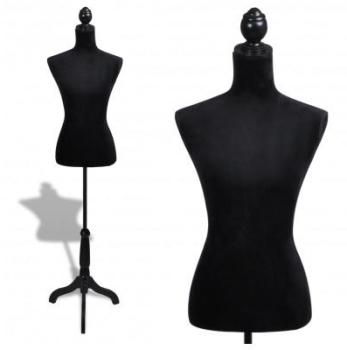 VidaXL Buste de couture femme noir