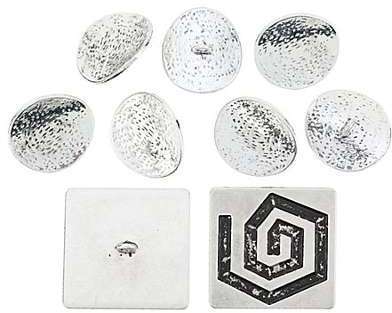 Buttinette Set de boutons tendance, 21 - 33 mm, 9