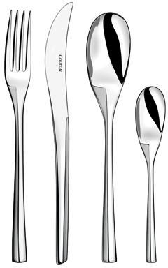 Ménagère 24 pièces en inox 18/10 4mm - Persane Con