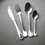 Ménagère 24 pièces en inox PERLES