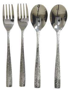 Ménagère 12 pièces en inox finition mate et brillante Ménagère 12 pièces en inox