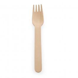 Lot de 24 fourchettes de table en bois