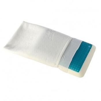 Oreiller confort avec coussin gel rafraîchissant