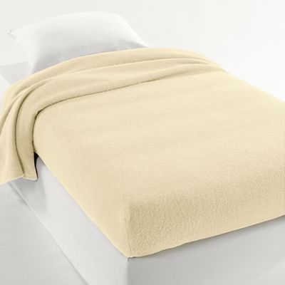 Couverture mi-housse 350g/m² pure laine vierge woo