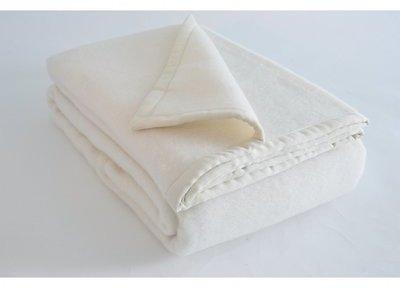 Couverture Pure laine Toison dOr Ivoire 260x240