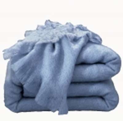 Couverture laine mohair