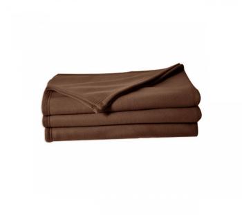 Couverture Polaire Chocolat Poleco 100% polyester