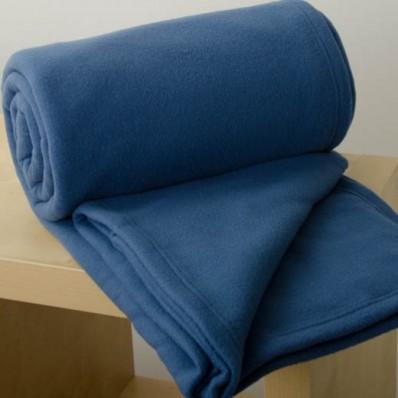Toison dor Couverture Polaire Teddy Pétrole Toiso