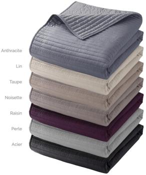 Boutis - couvre lit Stitch Polyester Noisette 220