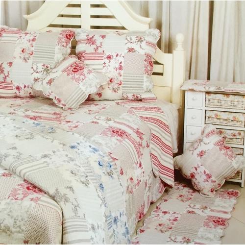 Salomé Prestige Couvre lit boutis Fleuris 1 place