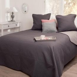 Boutis et taies d oreiller (240 x 260 cm) Diamant Gris Boutis et taies d oreiller