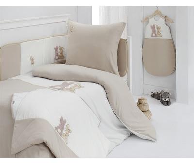 Couvre Lit 85x120cm POMPON LE LAPIN