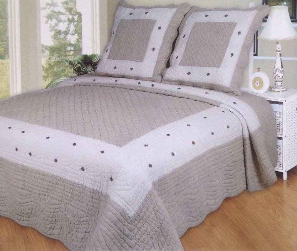 Salomé Prestige Couvre lit boutis Abeille 230X250