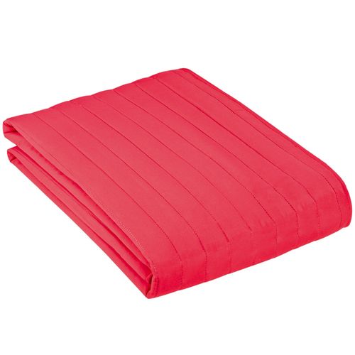 Lulli Couvre-lit surpiqué rouge 220x250cm