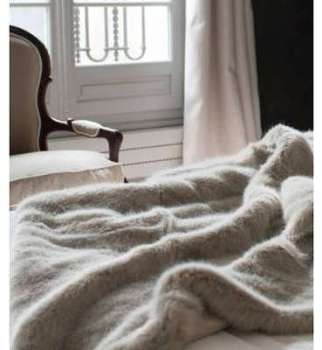 Couvre-lit Fausse Fourrure Luxe Persan 250 X 250 cm Couvre-lit Fausse Fourrure