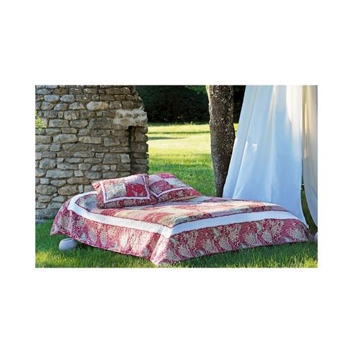 Boutis provençal rouge motif patchwork