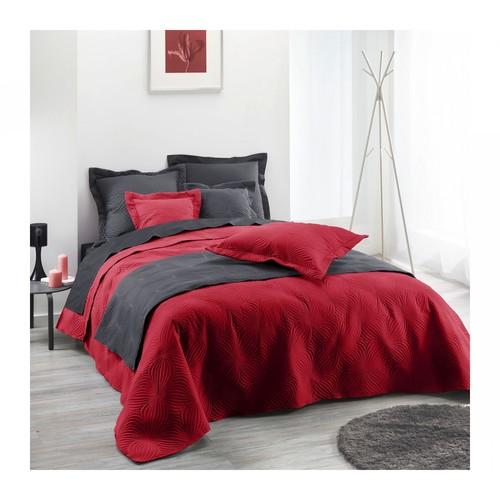 Couvre-lit Microfibre Florencia 240x220 Rouge