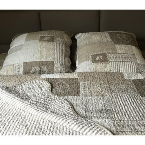 Salomé Prestige Couvre lit boutis Moka 1 places-18