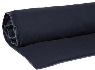 Edredon matelassé déhoussable lin et coton contour Edredon matelassé déhoussable