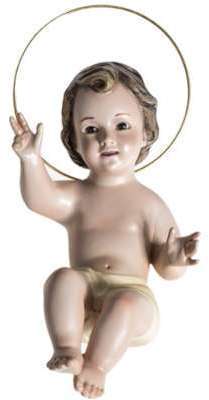 Enfant Jésus assis plâtre 20 cm Enfant Jésus assis plâtre