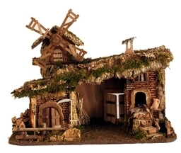 Grenier avec Moulin à vent - 56x38x40