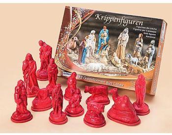 Set de moules pour figurines de crèche