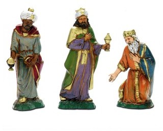 Rois Mages vendus en sachet individuel - 10 cm