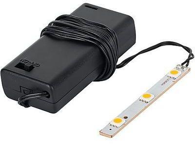 Lumière LED à piles pour crèches